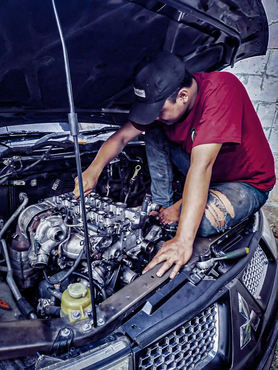 Diagnostik scan OBD2 ECU komputer mobil